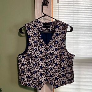 Wildfang Floral Fitted Vest - SOLD